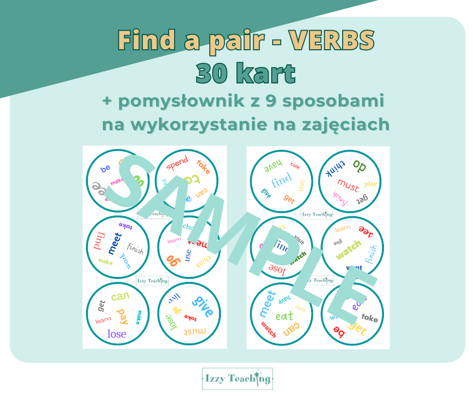 FIND A PAIR – VERBS