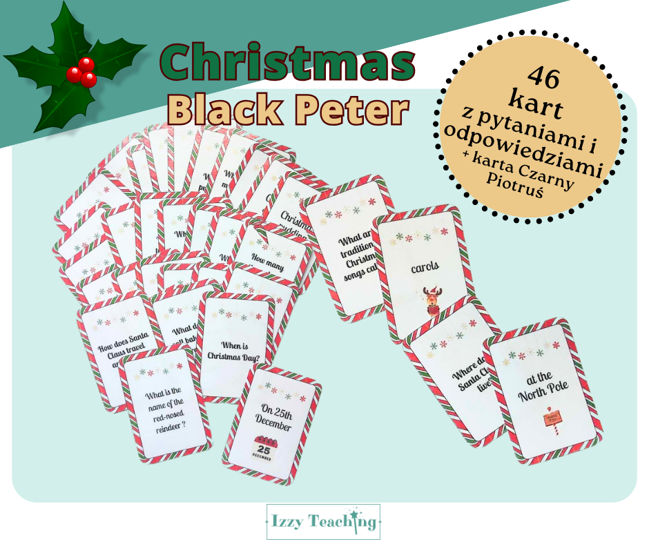 Christmas Black Peter Karty Czarny Piotruś