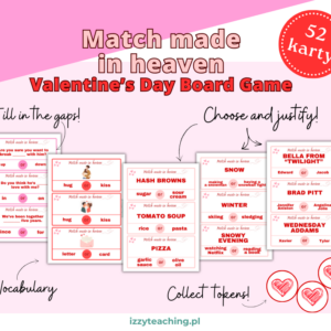 Valentine’s Day Board Game Match made in heaven