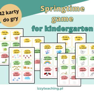 Springtime game for kindergarten