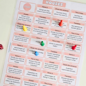 Vocabulary Board Games