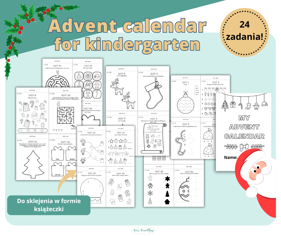 Advent Calendar For Kindergarten
