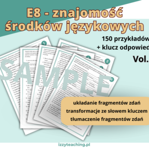 E8 Środki językowe mix vol. 1