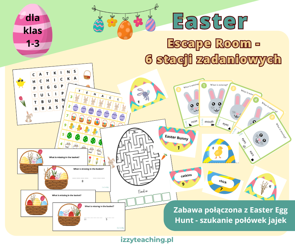 Easter Escape Room dla klas 1-3