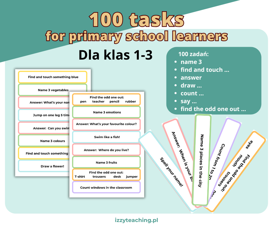 100 tasks for primary school learners